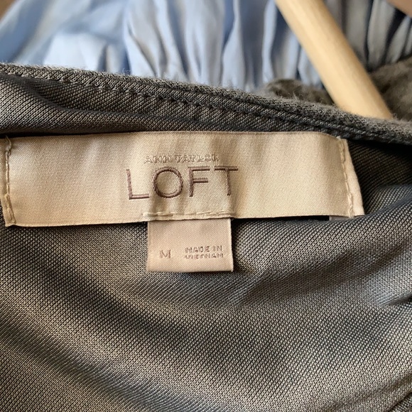 Ann Taylor LOFT Gray and light blue dress - Picture 6 of 6